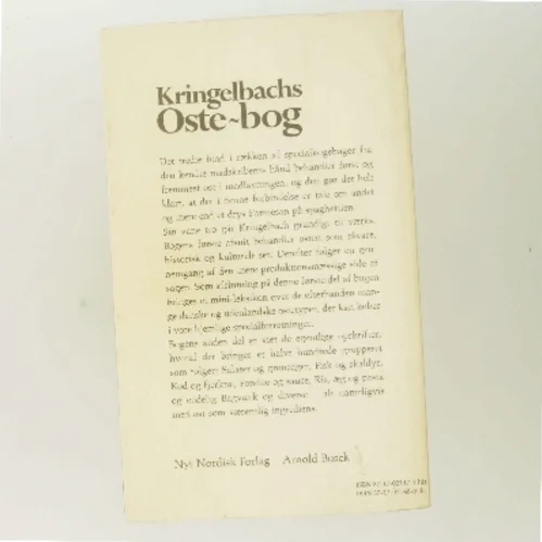 Kringelbachs Oste-bog af Kringelbachs (Bog)
