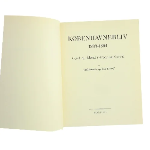 Københavnerliv 1883-1894 (Bog)