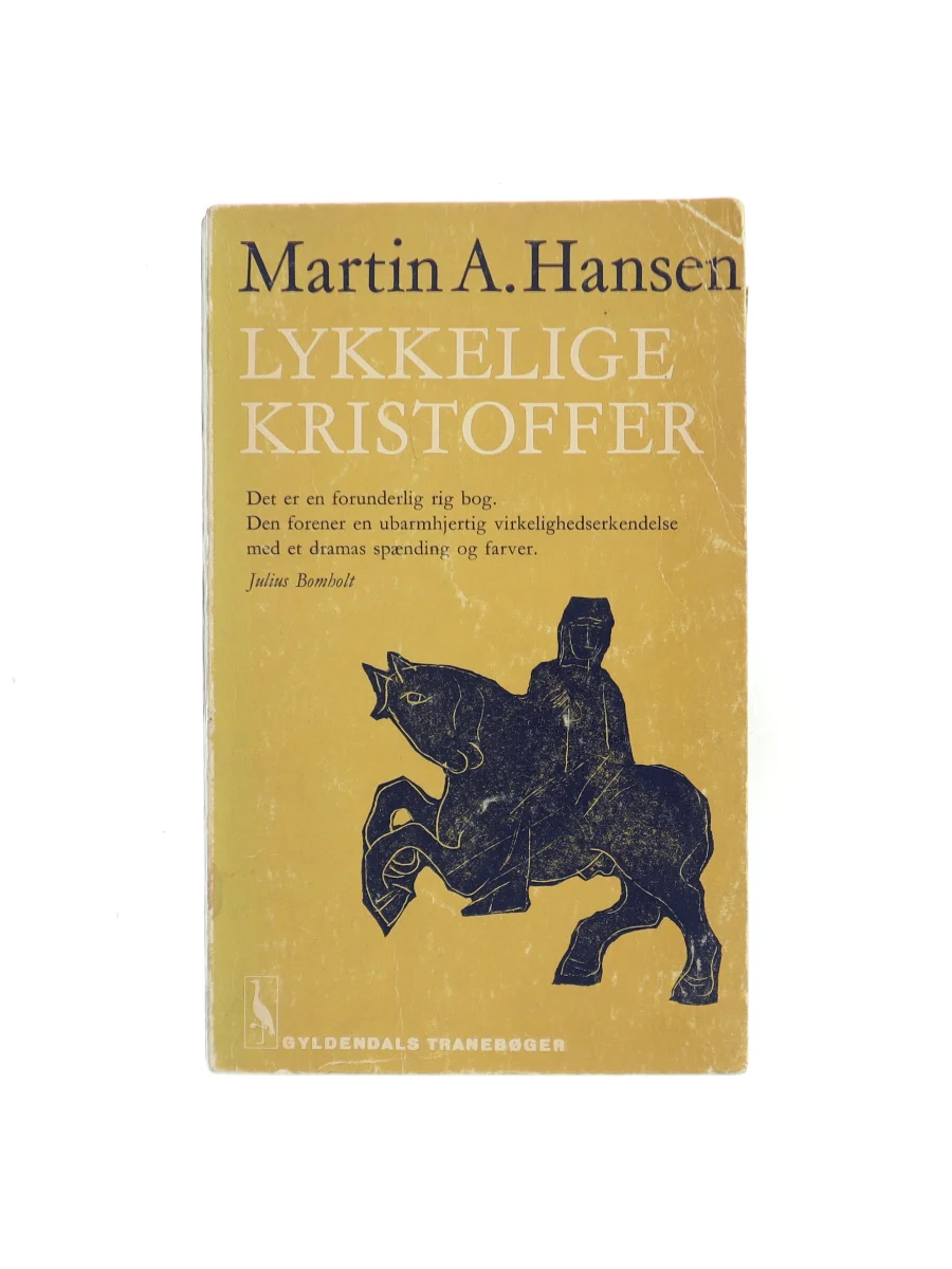 Forsiden af Lykkelige Kristoffer af Martin A. Hansen