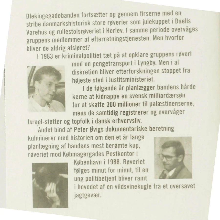 Blekingegadebanden. Bind 2, Den hårde kerne af Peter Øvig Knudsen (Bog)