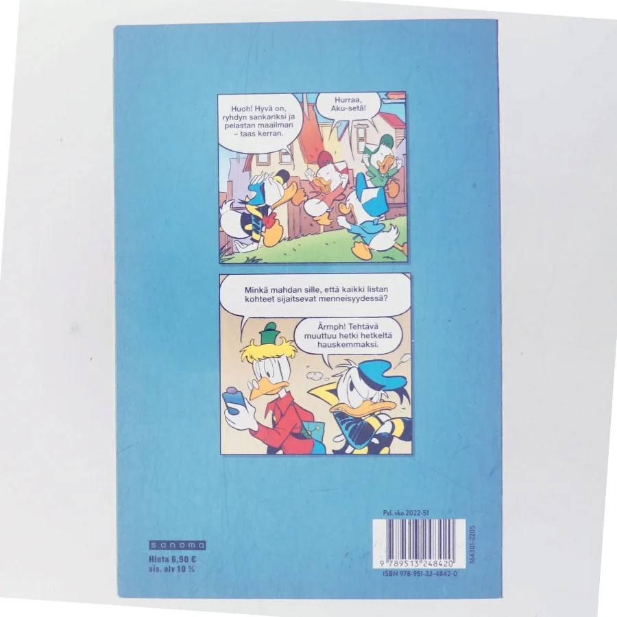 Aku Ankan taskukirja 512: Aikamatkat af Walt Disney (Bog)