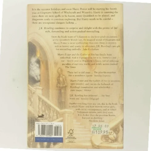 Harry Potter and the Goblet of Fire af J.K. Rowling (Bog)