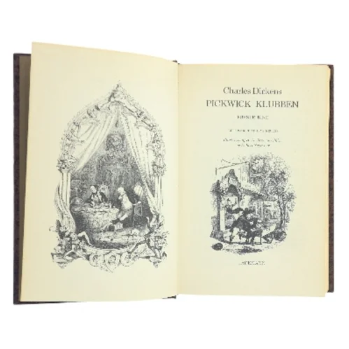Pickwick klubben. Første bind af Charles Dickens (Bog)