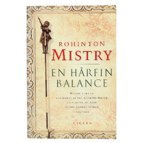 En hårfin balance af Rohinton Mistry (Bog)