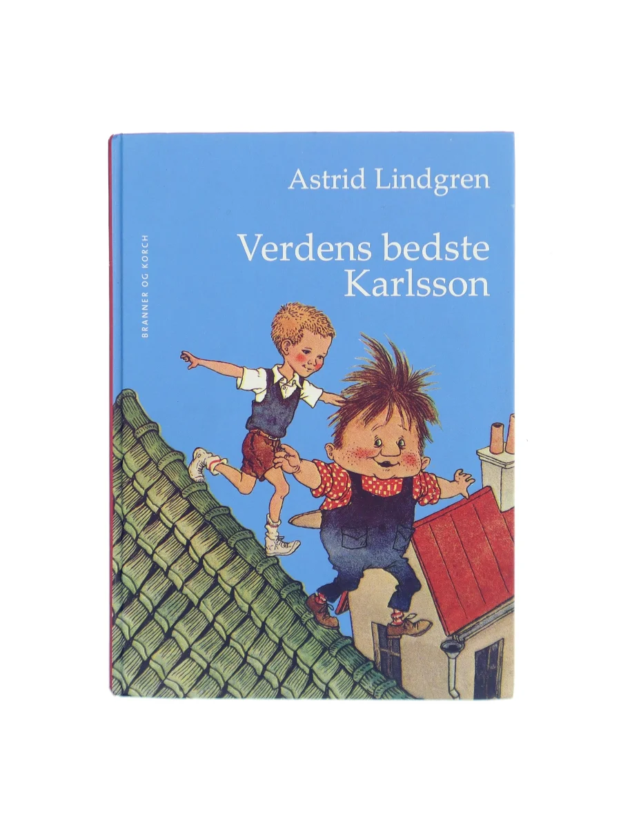 Forsiden af Verdens bedste Karlsson (Karlsson på taket smyger igen) af Astrid Lindgren