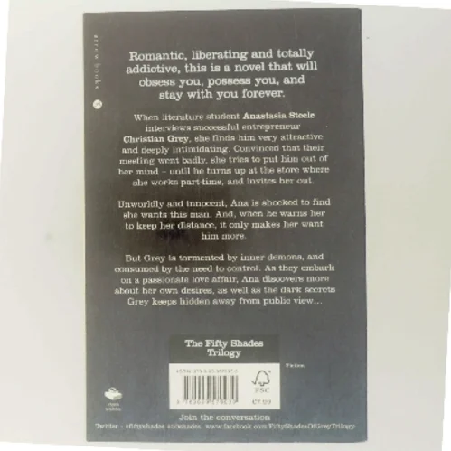 Fifty Shades Trilogy. I, Fifty shades of grey af E. L. James (Bog)