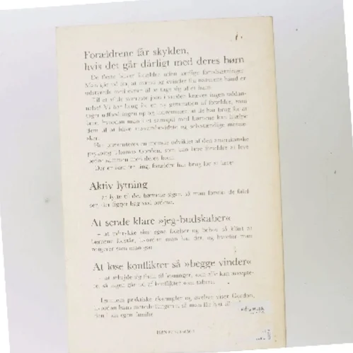 Forældreuddannelse af Thomas Gordon (Bog)