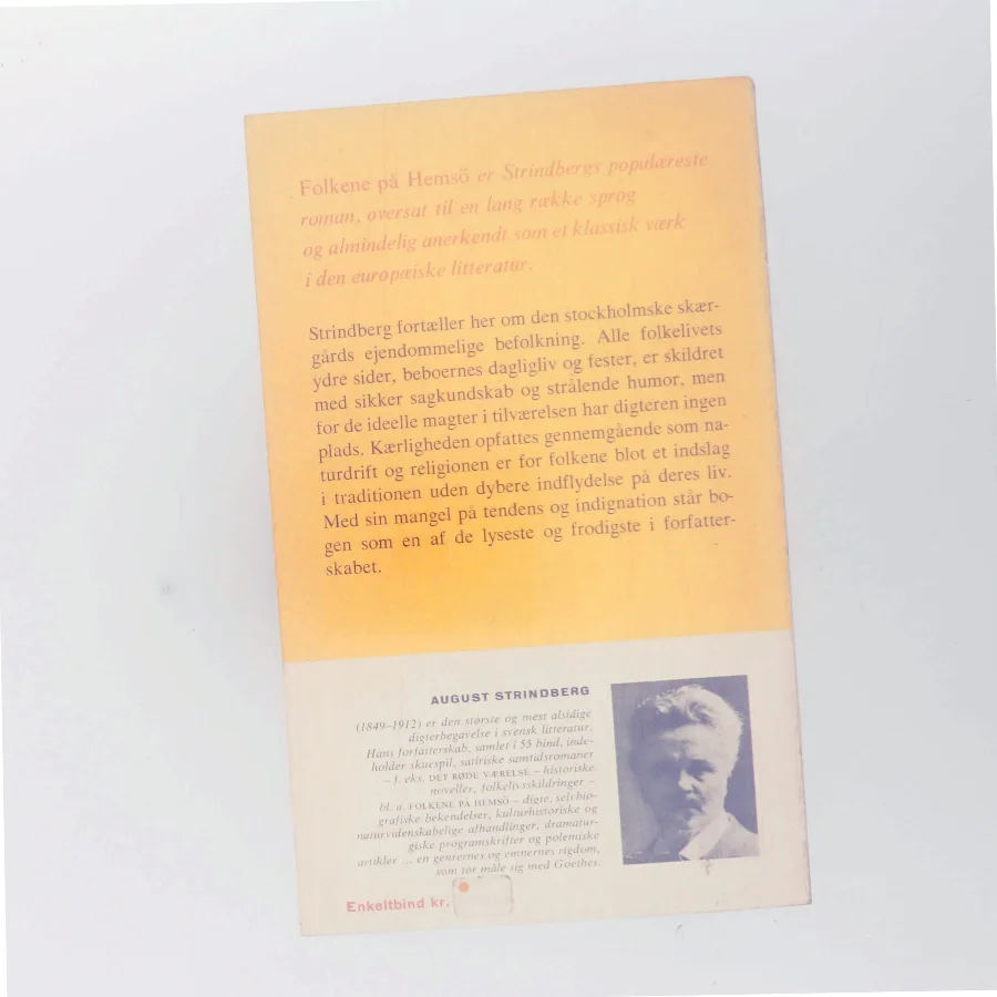 Folkene på Hemsö af August Strindberg (Bog)