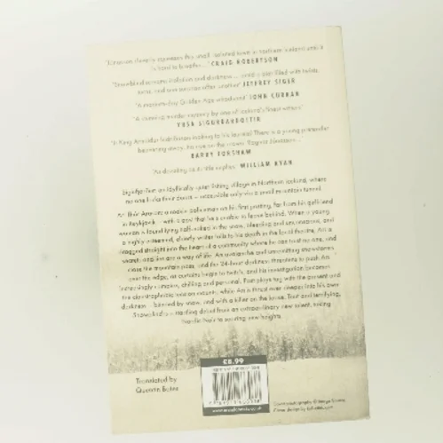Snowblind af Ragnar Jónasson (f. 1976) (Bog)