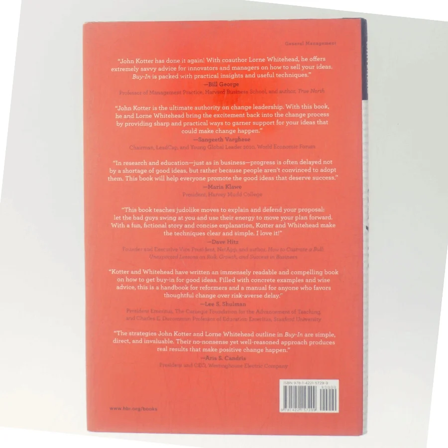 Buy in : saving your good idea from getting shot down af John P. Kotter (Bog)