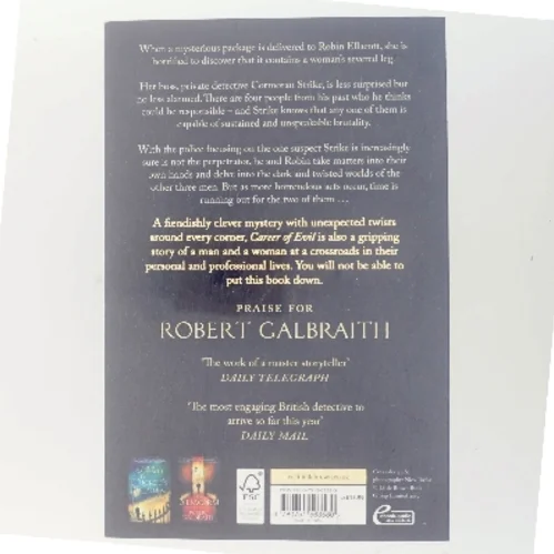 Career of Evil af Robert Galbraith (Bog)