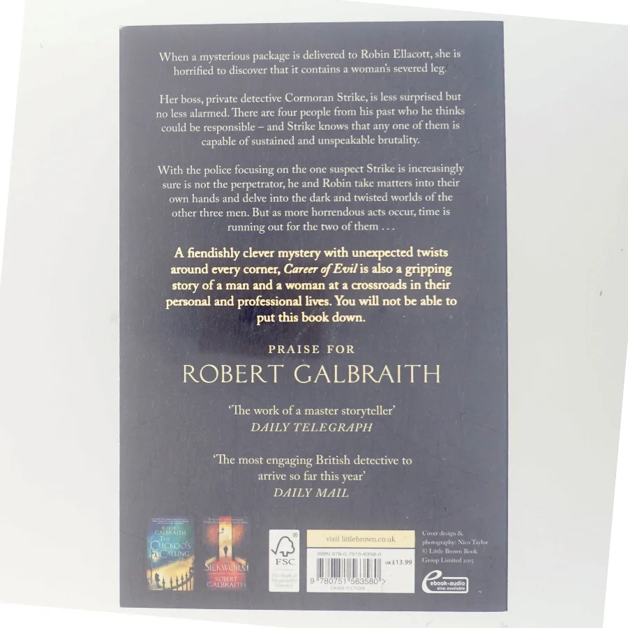 Career of Evil af Robert Galbraith (Bog)