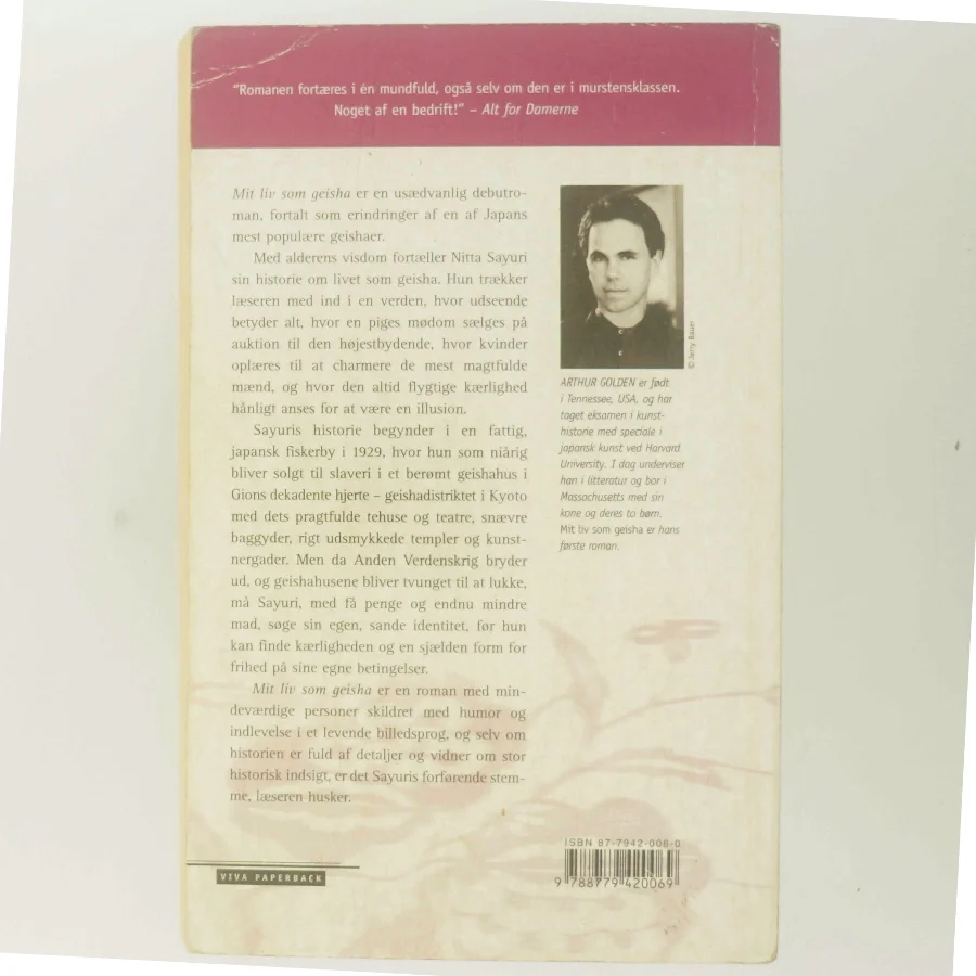 Mit liv som geisha : roman af Arthur Golden (Bog)