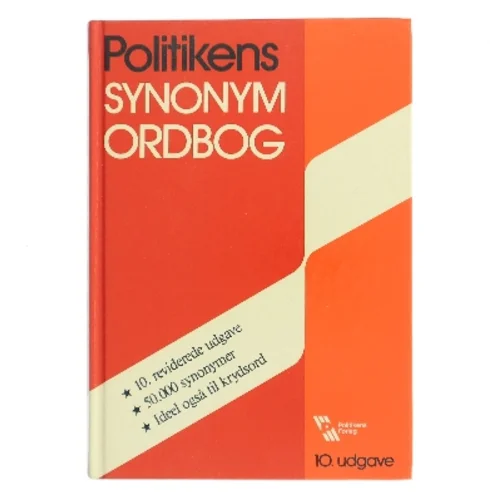 Politikens Synonymordbog af Politikens Forlag (Bog)
