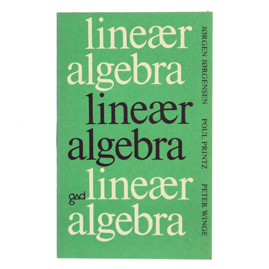 Lineær algebra (Bog)