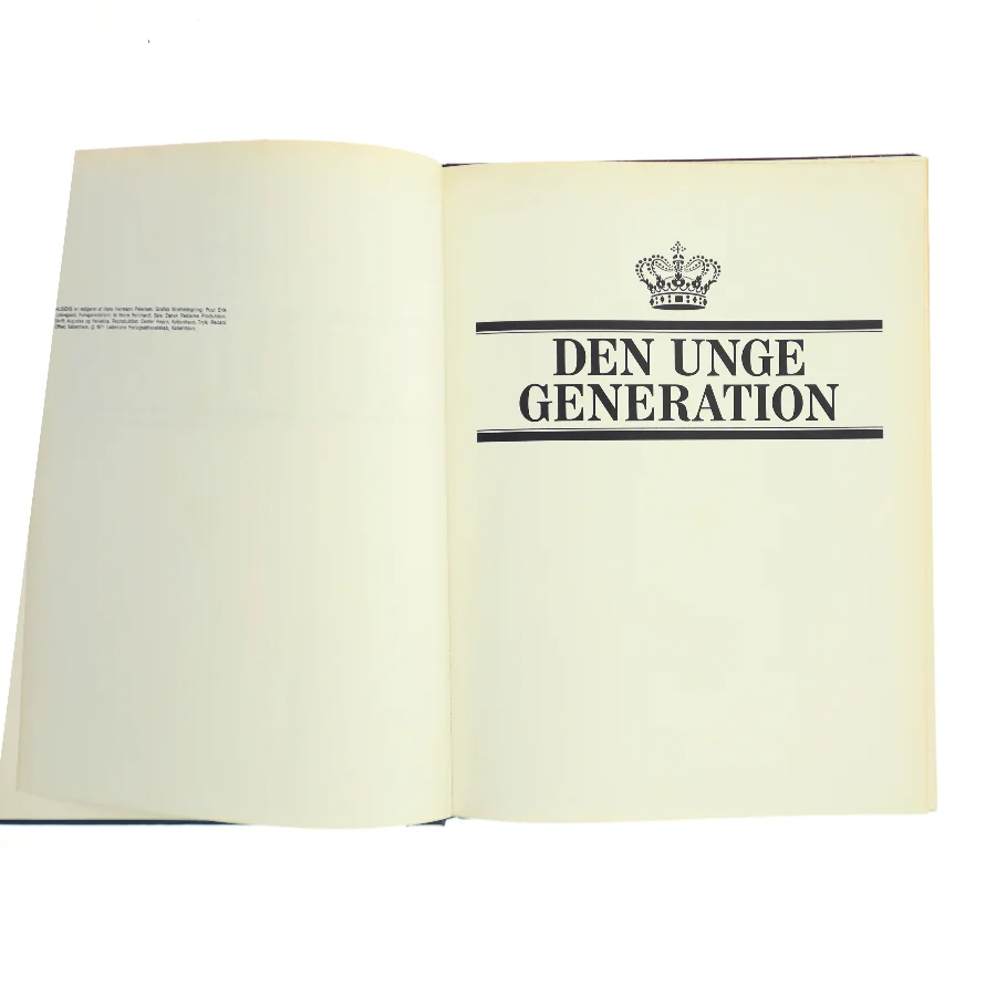 Audiens – ung og kongelig. Den unge generation (Bog)
