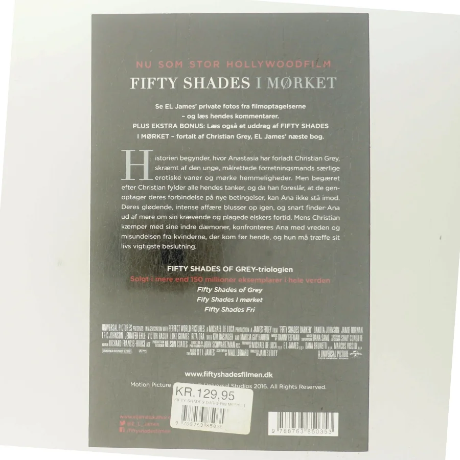 Fifty shades. Bind 2, I mørket af E. L. James (Bog)