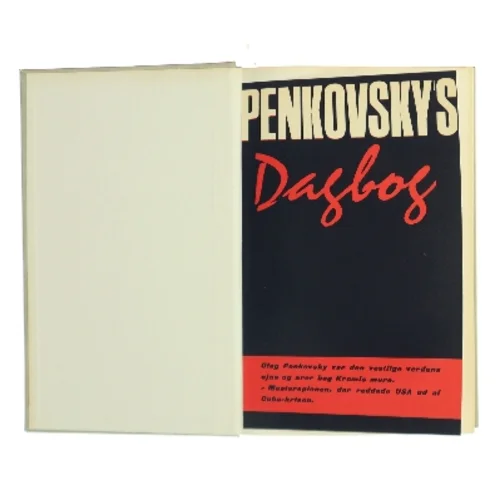 Penkovsky's Dagbog af Oleg Penkovsky (Bog)