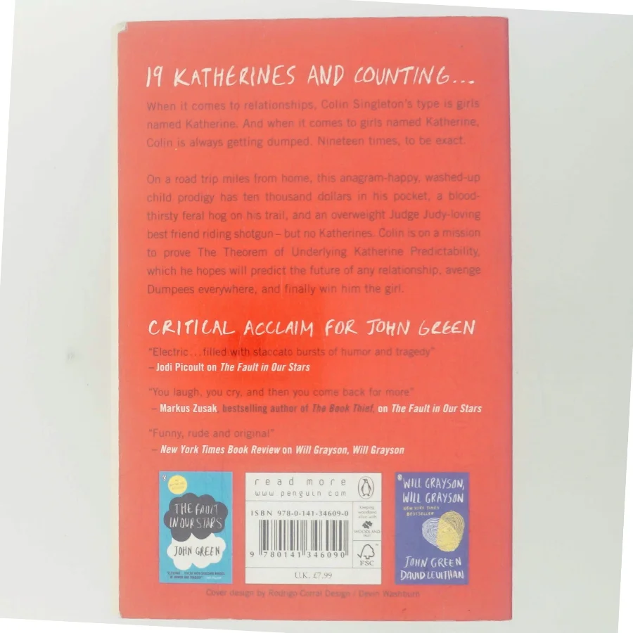 An abundance of Katherines af John Green (Bog)
