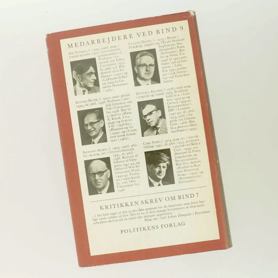 Verdens litteratur historie af Per Nørregård-Nyring, Claude David, Edvard Beyer, Henning Krabbe, Sigmund Skard, Carl Sifé m.fl. (Bog)