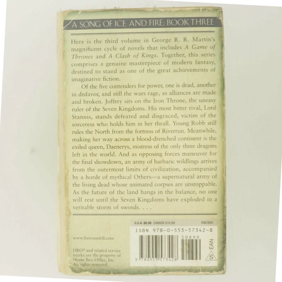 A storm of swords af George R. R. Martin (Bog)