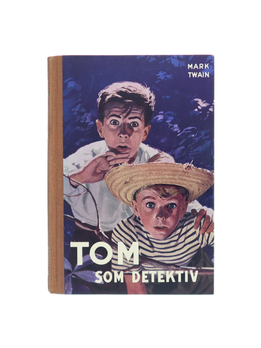 Forsiden af Tom som detektiv af Mark Twain