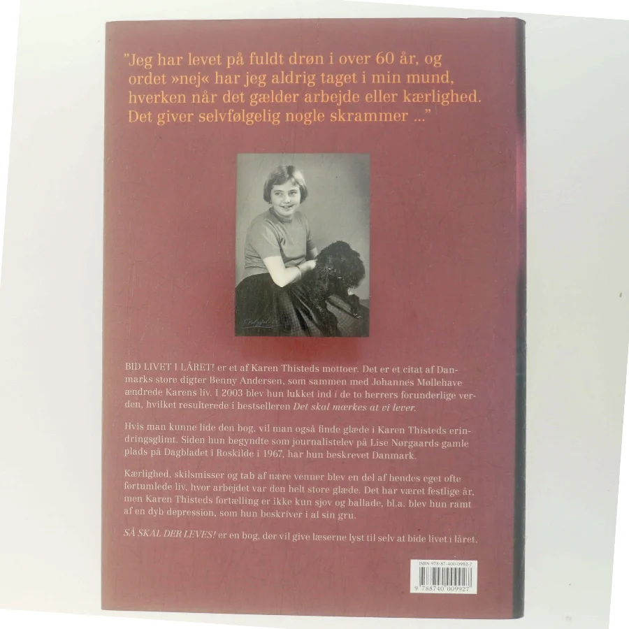 Så skal der leves! af Karen Thisted (f. 1946) (Bog)