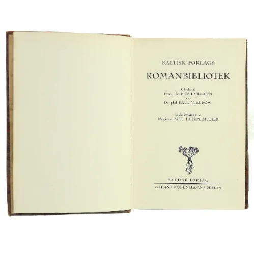 Baltisk Forlags Romanbibliotek (Bog)