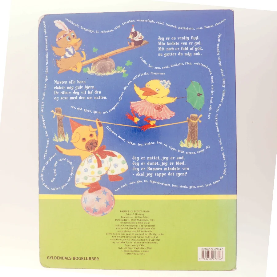 Bamses 100 bedste gåder af Elin Bing (Bog)