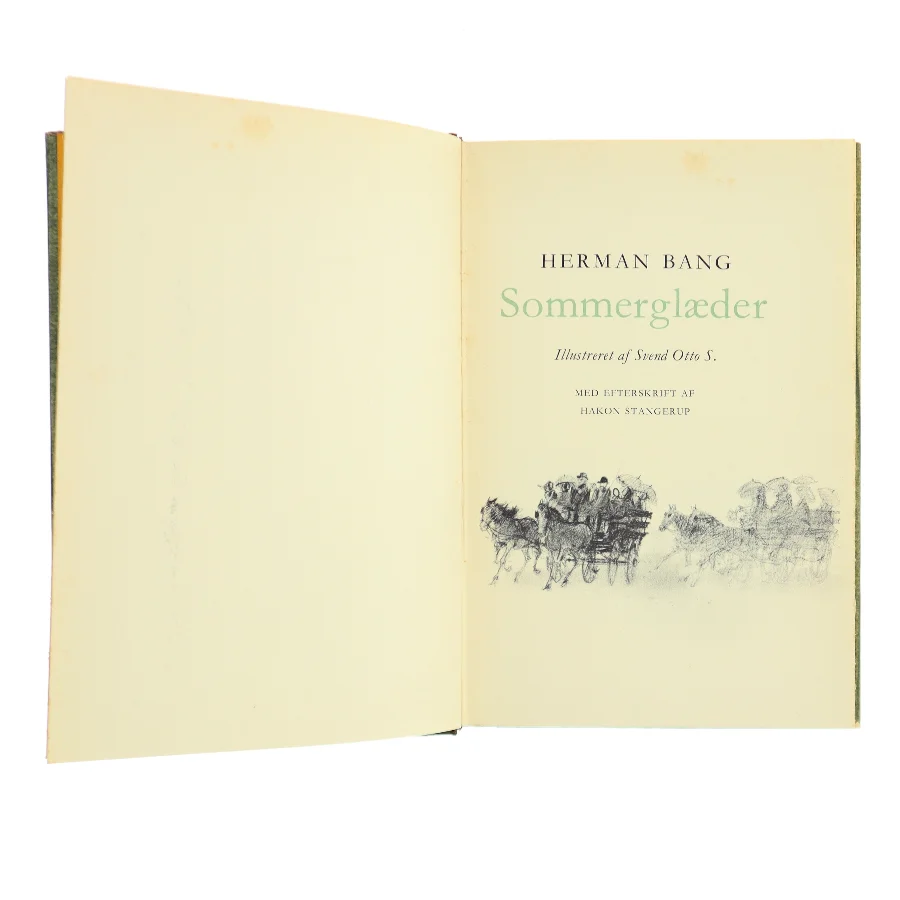 Sommerglæder af Herman Bang (Bog)