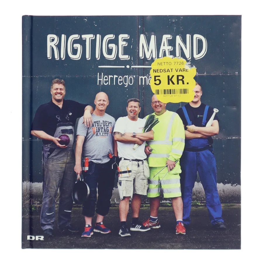 Rigtige mænd - herrego mad. af Søren, Palle, Jonas, Lindy og Hammer (Bog)