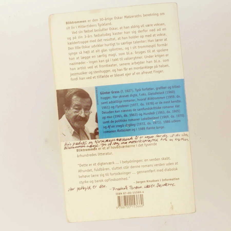 Bliktrommen af Günter Grass (Bog)