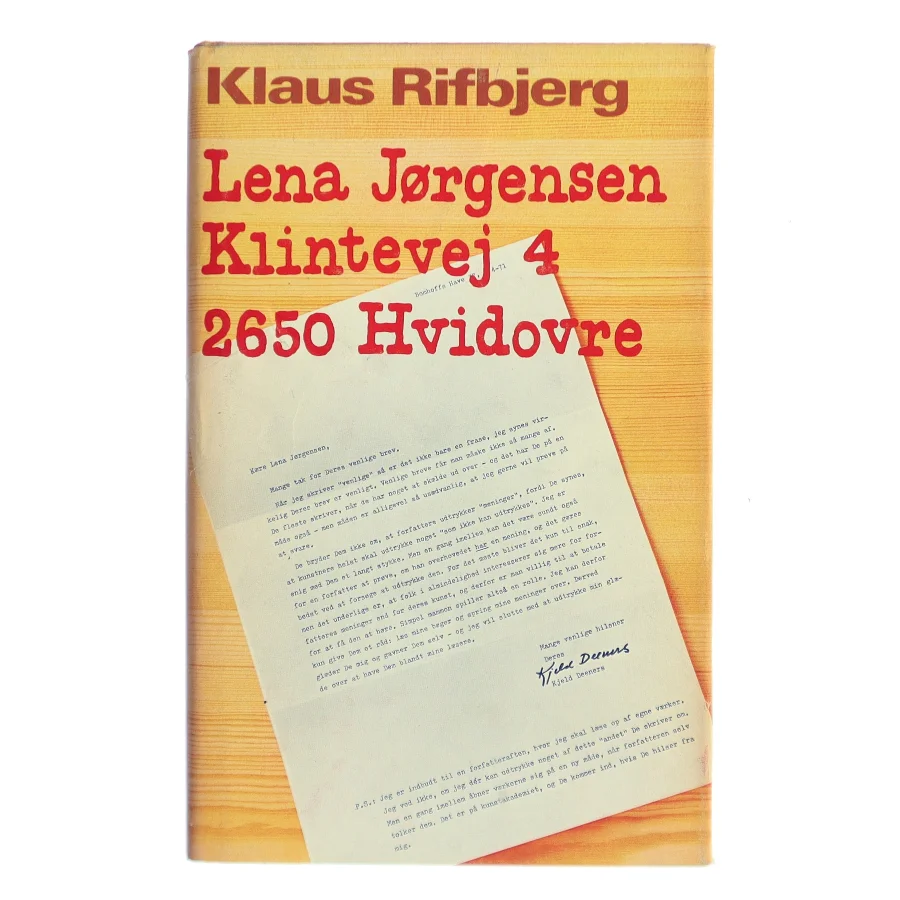 Lena Jørgensen Klintevej 4 2650 Hvidovre af Klaus Rifbjerg (Bog)