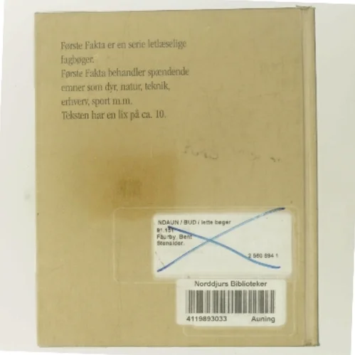 Stenalder af Bent Faurby (Bog)