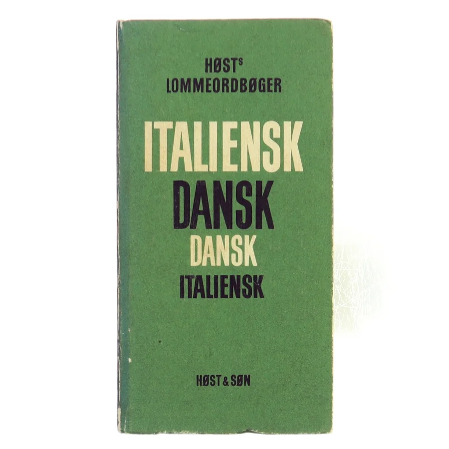 Italiensk-dansk, dansk-italiensk lommeordbog (Bog)