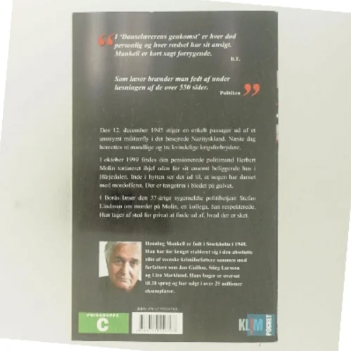 Danselærerens genkomst af Henning Mankell (Bog)