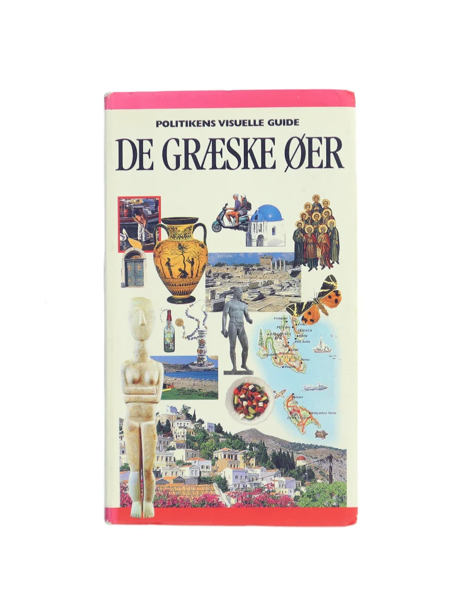 Forsiden af Politikens visuelle guide - de græske øer af Politikens Forlag