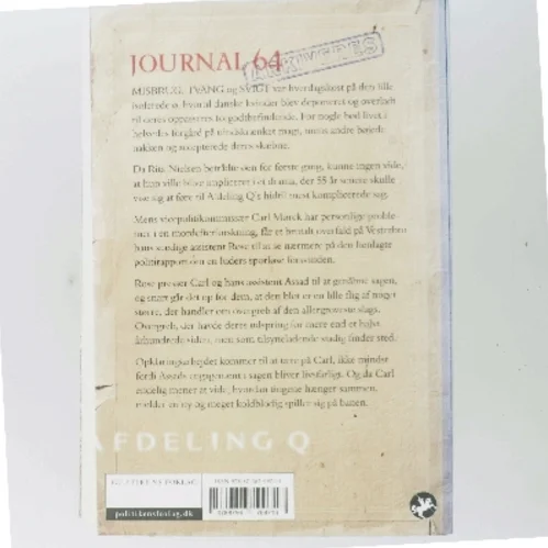 Journal 64 af Jussi Adler-Olsen (Bog)