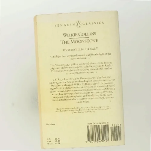 The moonstone (Ved J.I.M. Stewart) af Wilkie Collins (Bog)