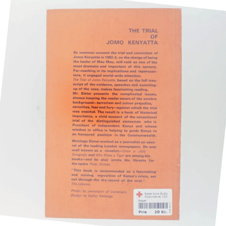 The Trial of Jomo Kenyatta af Montagu Slater (Bog)