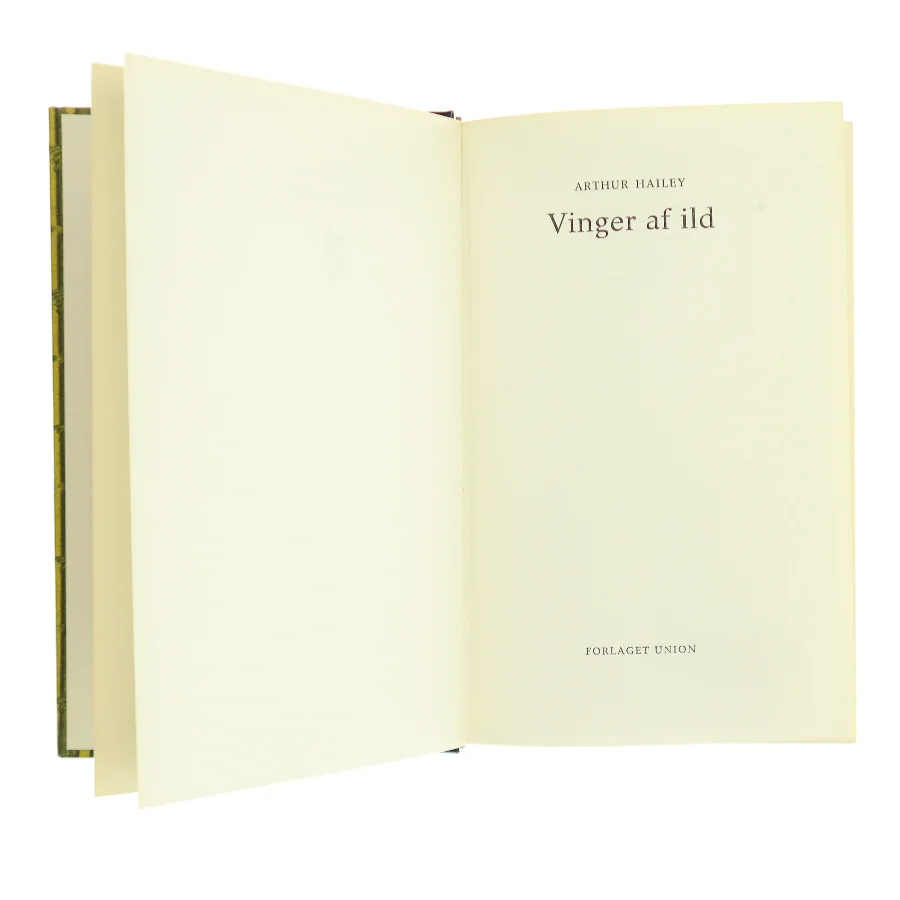 Vinger af ild af Arthur Hailey (Bog)