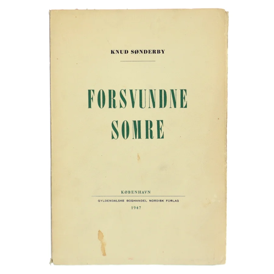 Forsvundne somre af Knud Sønderby (Bog)
