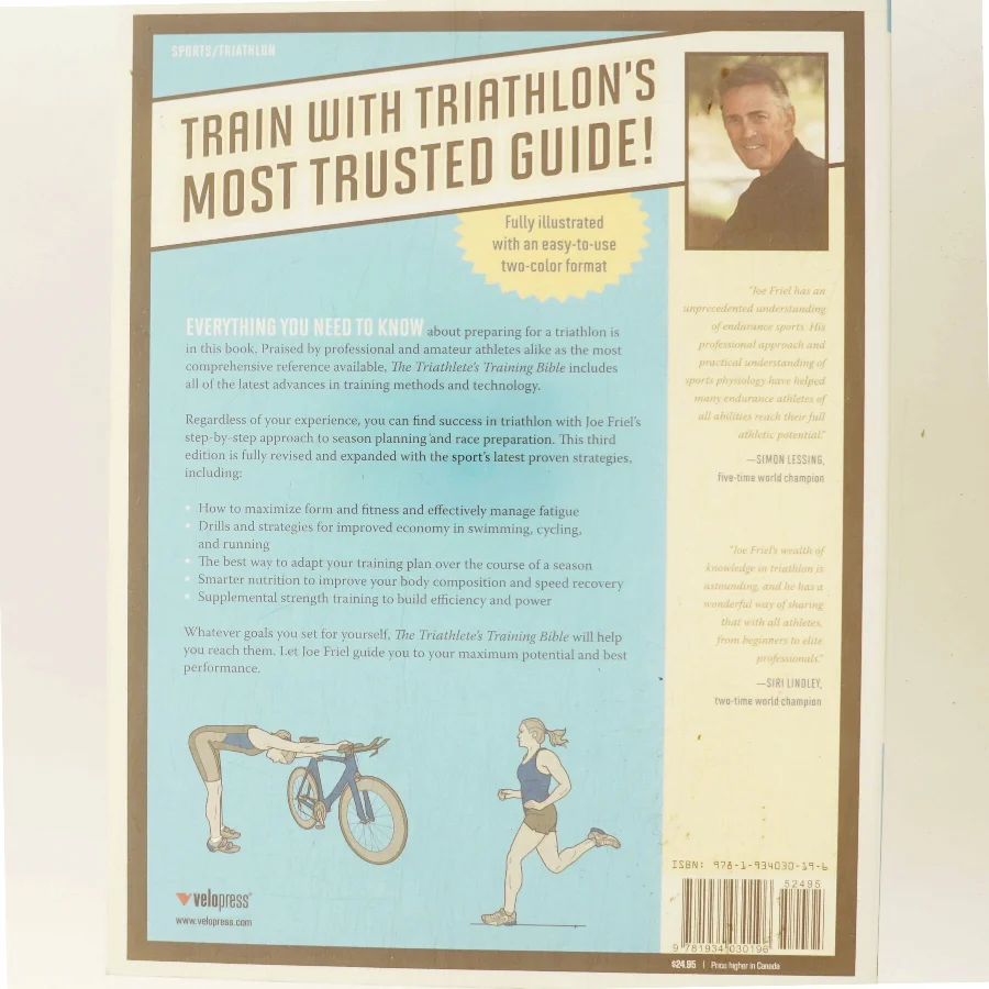 The triathlete's training bible af Joe Friel (Bog)