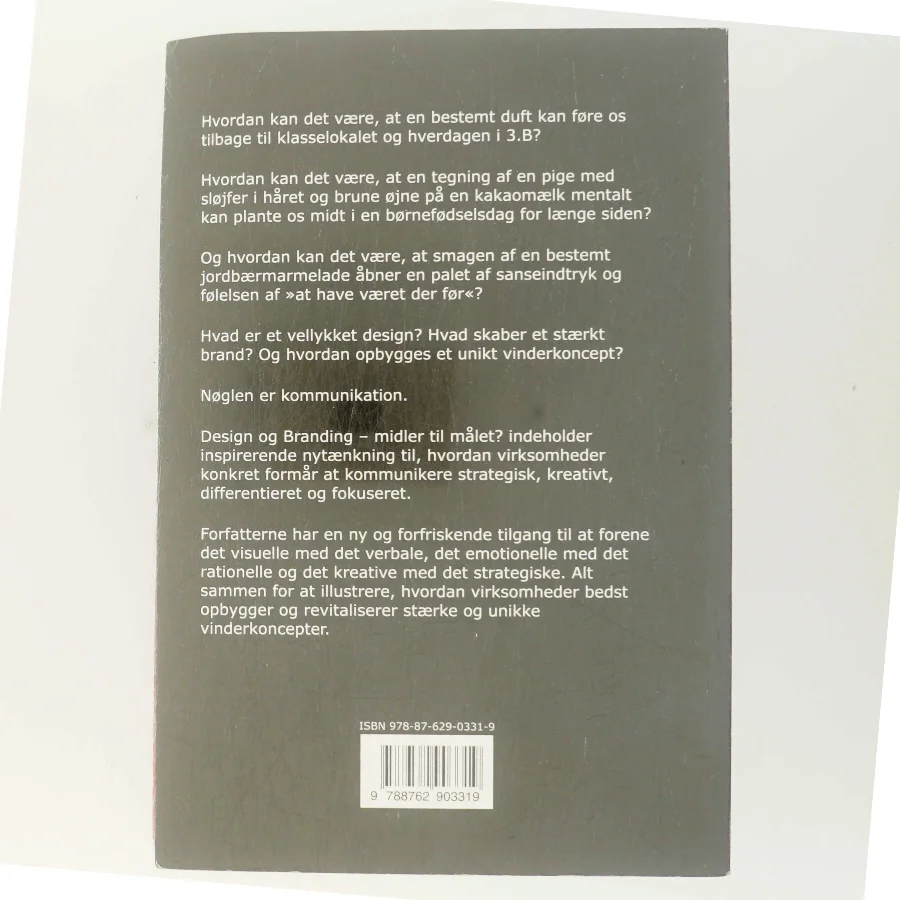Design & branding : midler til målet? (Bog)