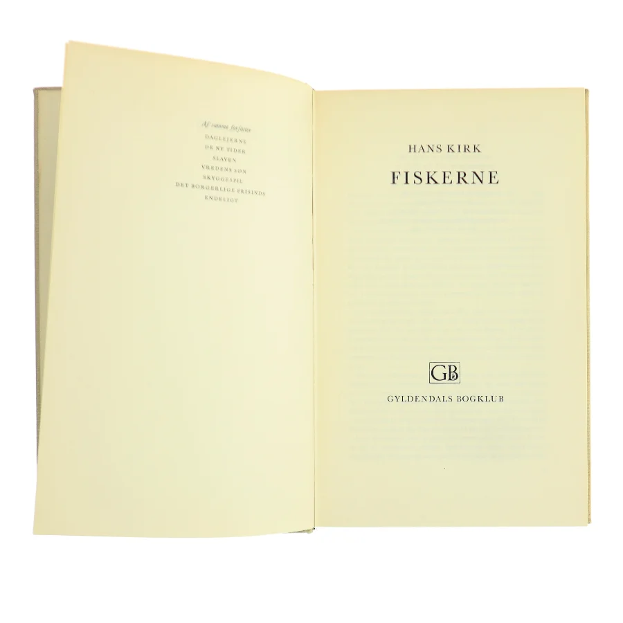 Fiskerne af Hans Kirk (Bog)