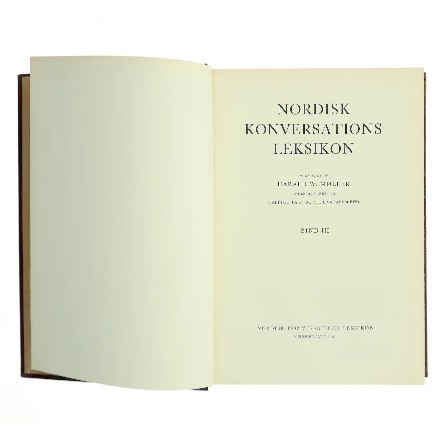 Nordisk Konversations Leksikon af Harald W. Møller (red.) (Bog)