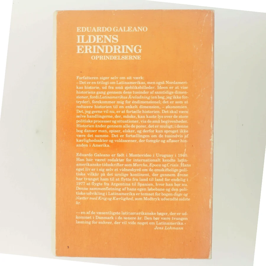 Ildens erindring af Eduardo Galeano (Bog)