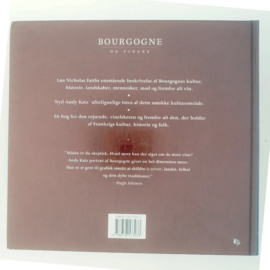 Bourgogne og vinene af Nicholas Faith (Bog)