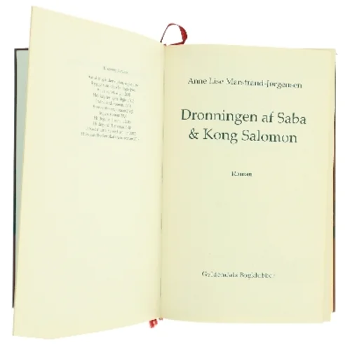 Dronningen af Saba & Kong Salomon af Anne Lise Marstrand-Jørgensen (Bog)