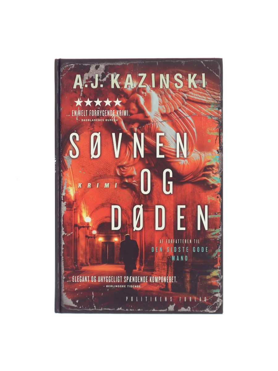Forsiden af Søvnen og døden af A.J. Kazinski